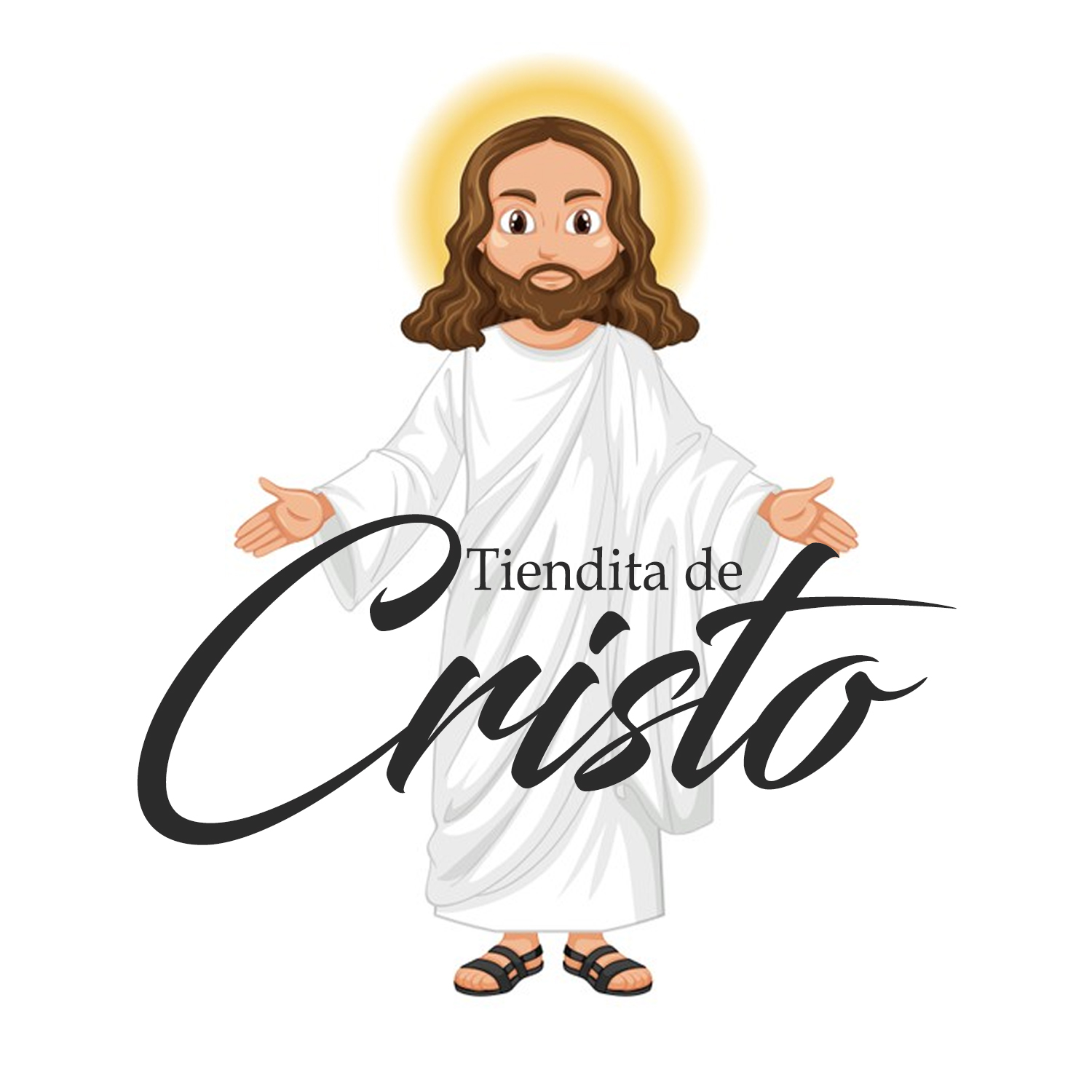 Diseño, impresión y personalización en RD tiendita de cristo jesus logo